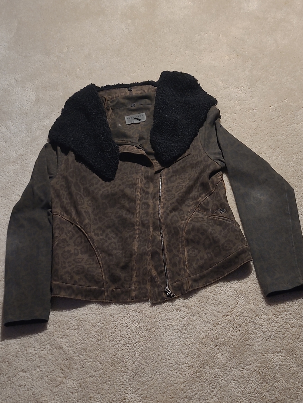 Marrakech Women's Brown Leopard-Print Jacket